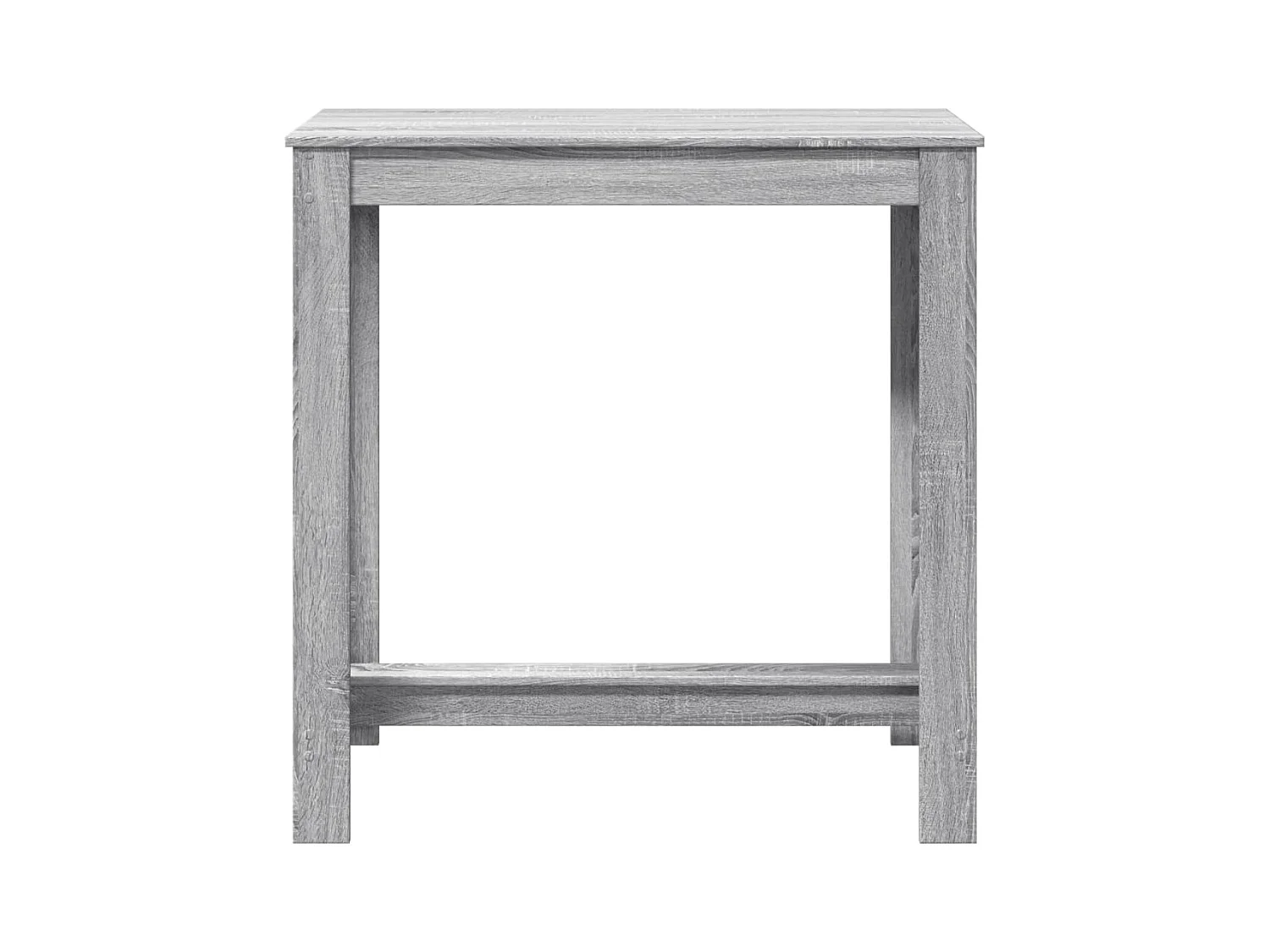 Table de bar sonoma gris 102x50x103,5 cm bois d'ingénierie