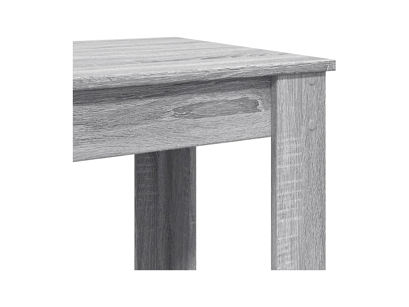 Table de bar sonoma gris 102x50x103,5 cm bois d'ingénierie