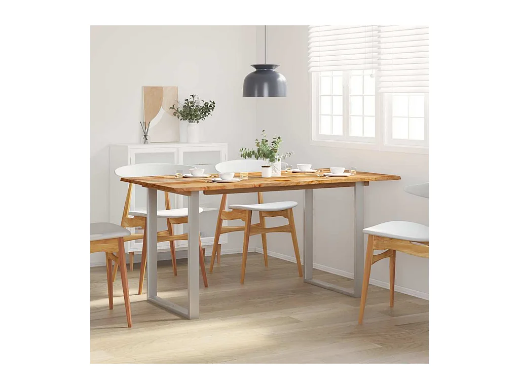 Eettafel 154x80x76 cm Massief acaciahout