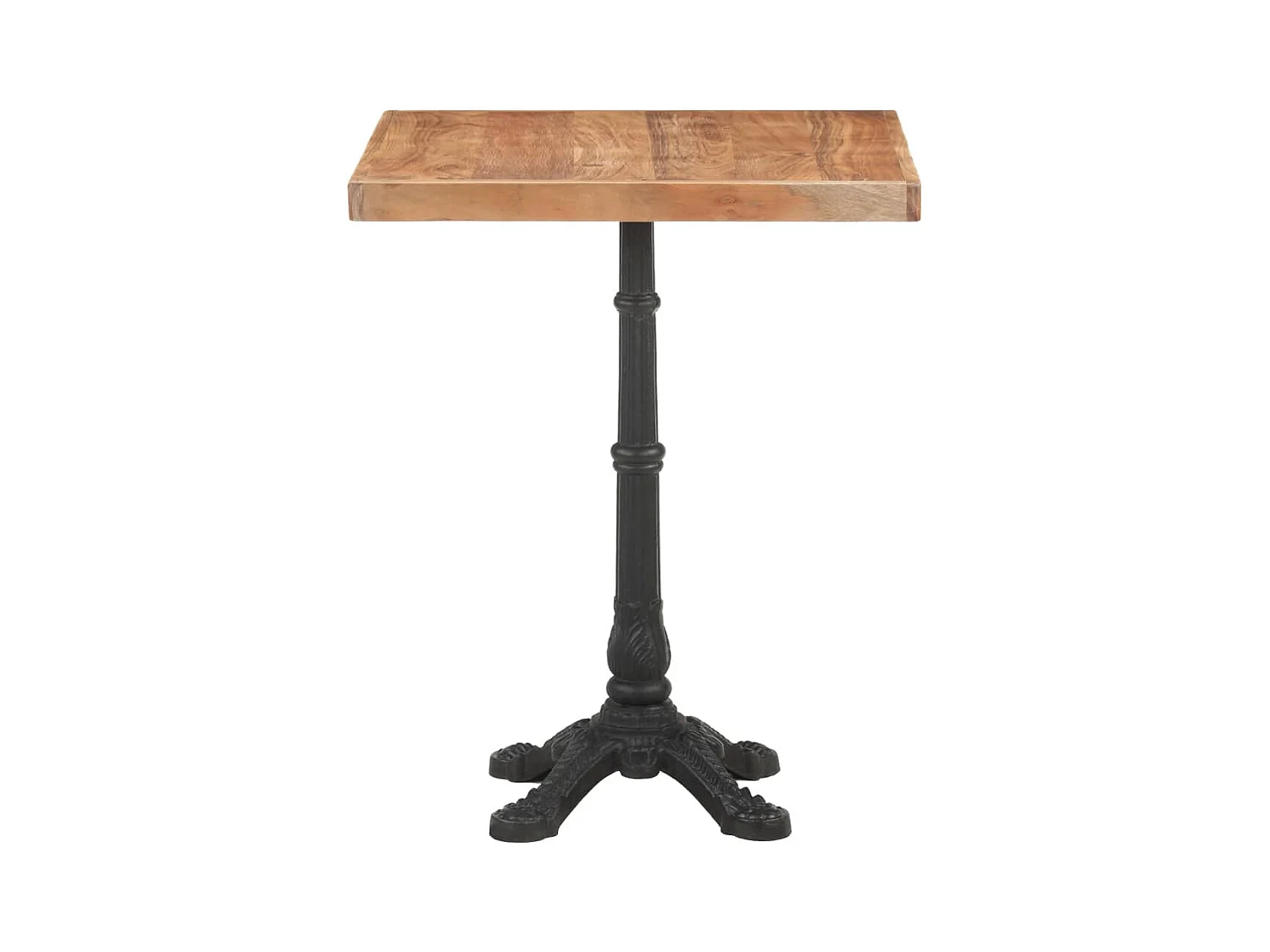 Table de bistro 60x60x76 cm Bois d'acacia massif