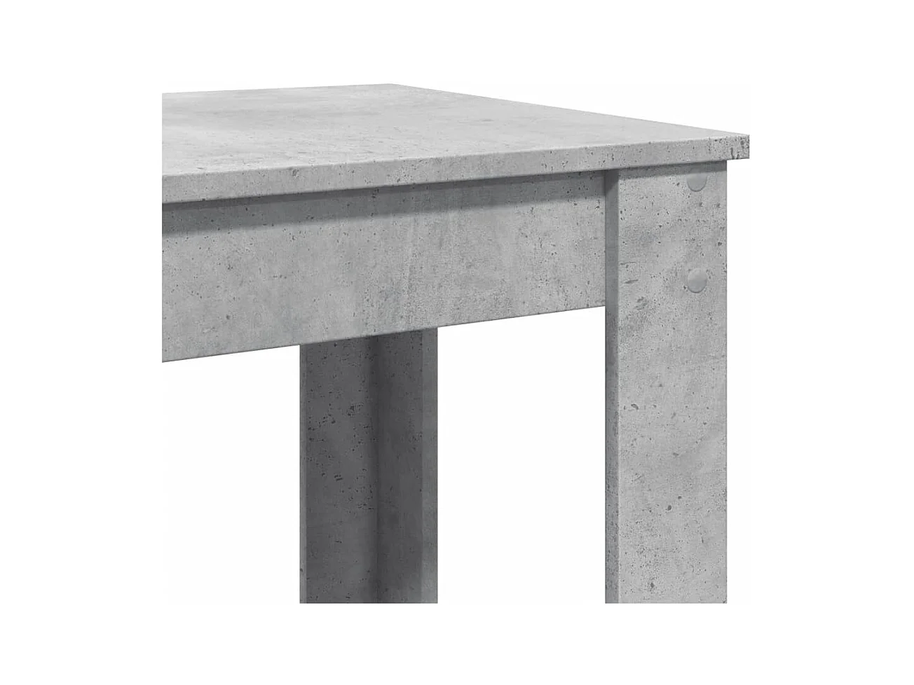 Table de bar gris béton 102x50x103,5 cm bois d'ingénierie