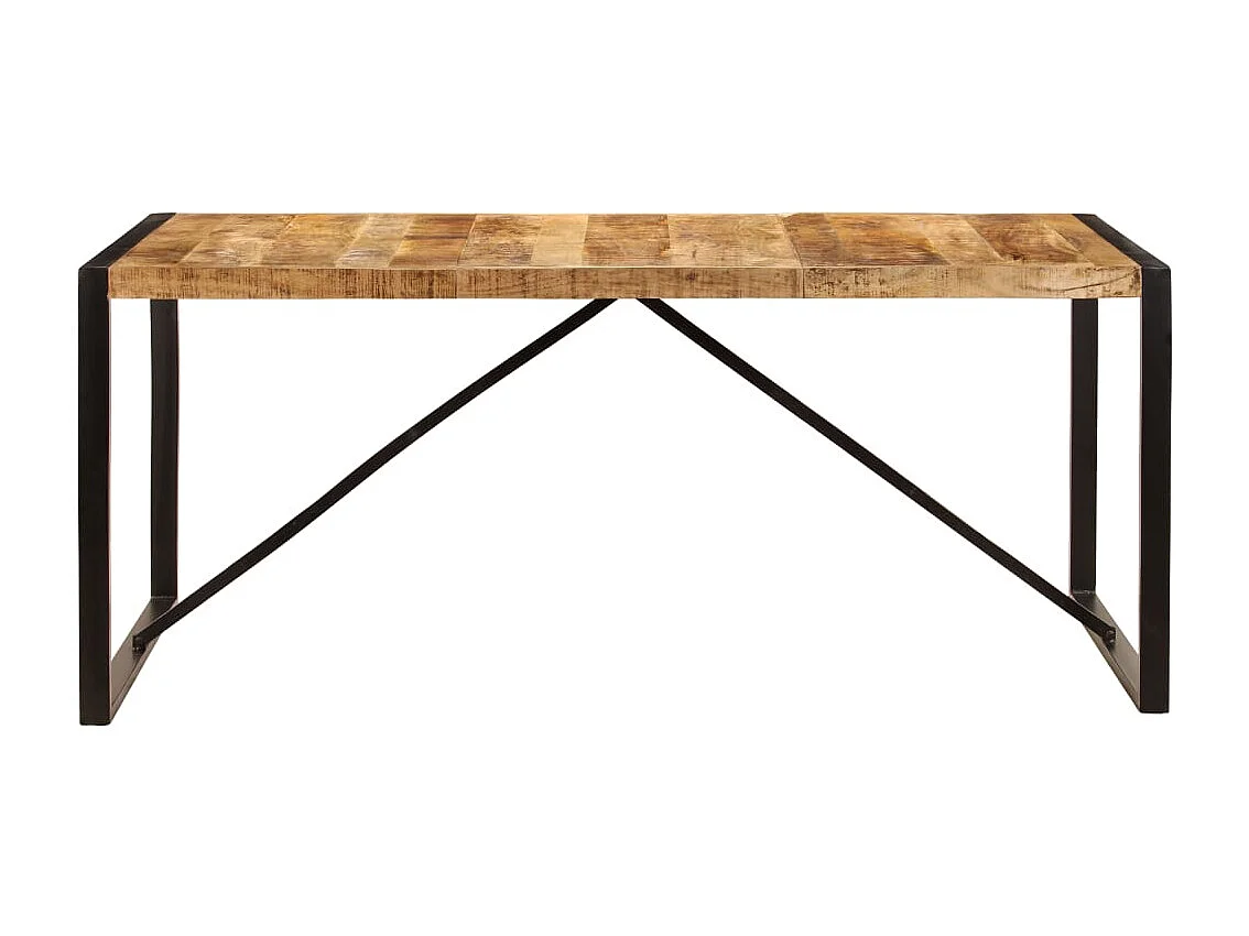 Mesa de comedor Madera de mango crudo 180 cm