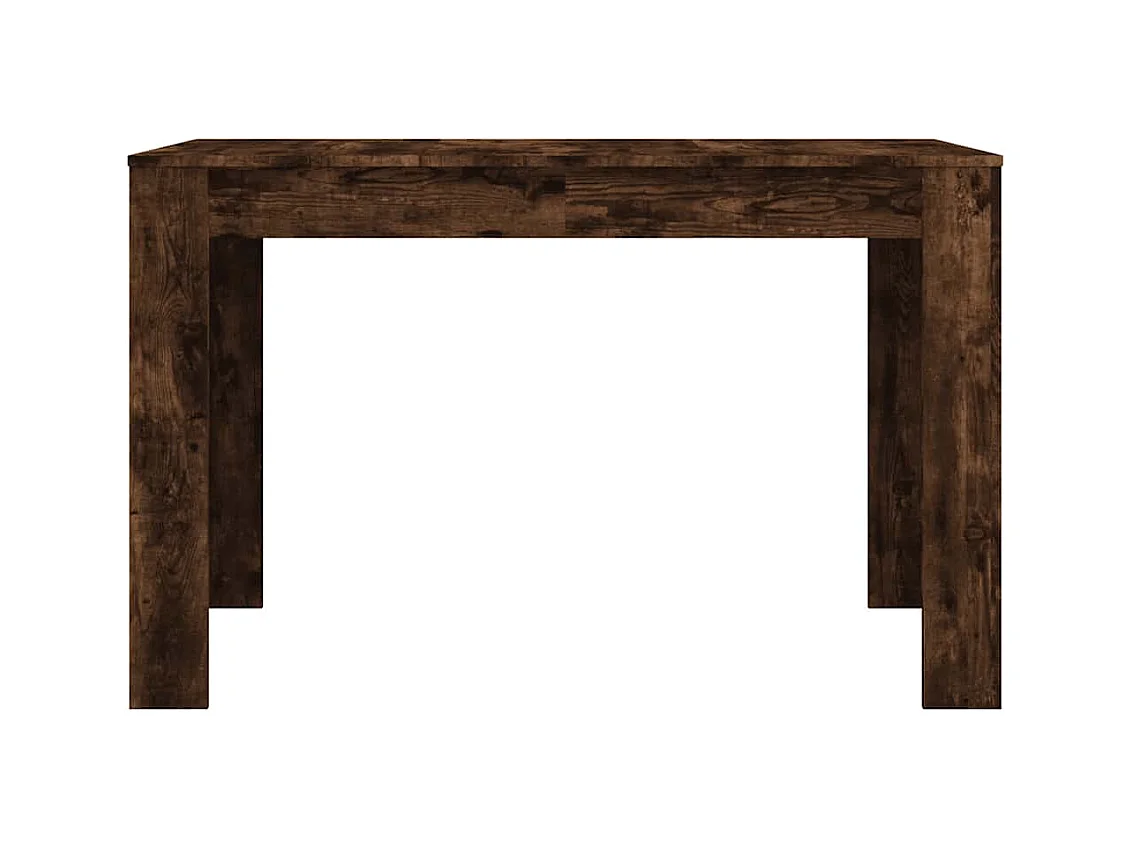 Table à dîner chêne fumé 120x60x76 cm bois d'ingénierie