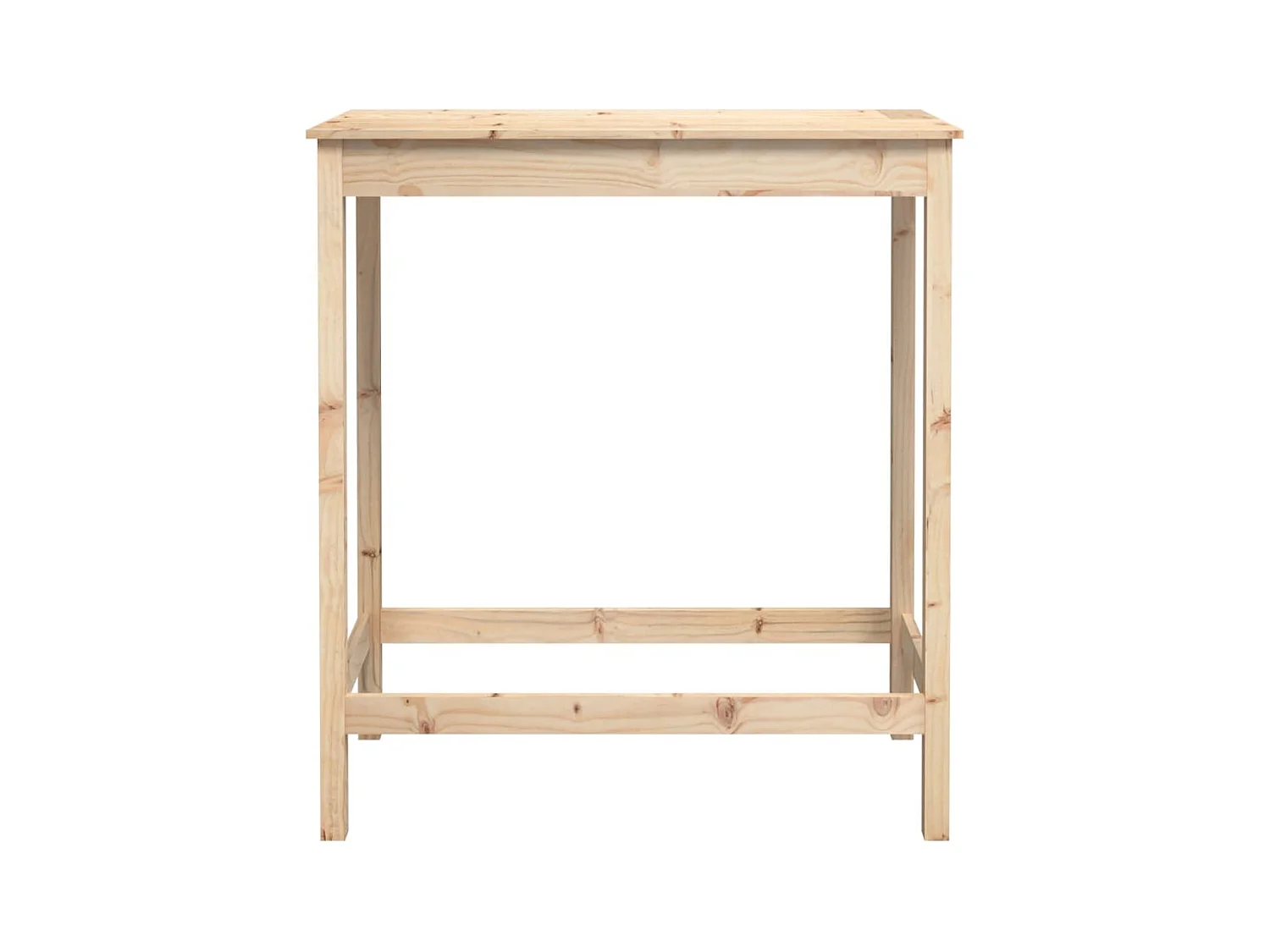 Table de bar 100x50x110 cm bois massif de pin