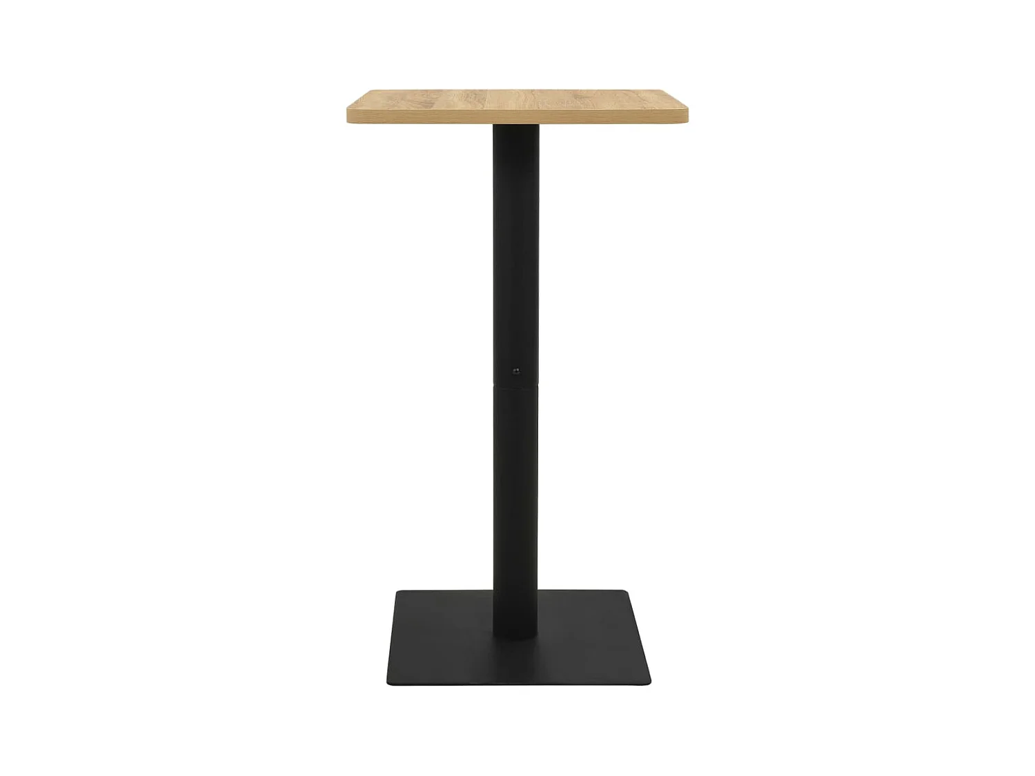 Table de bistro Couleur chêne 60x60x107 cm