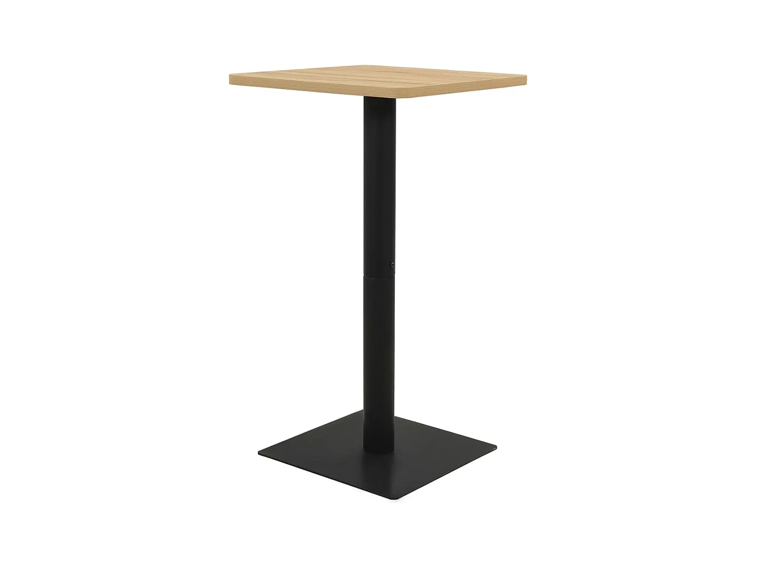 Eikenhouten bistrotafel 60x60x107 cm