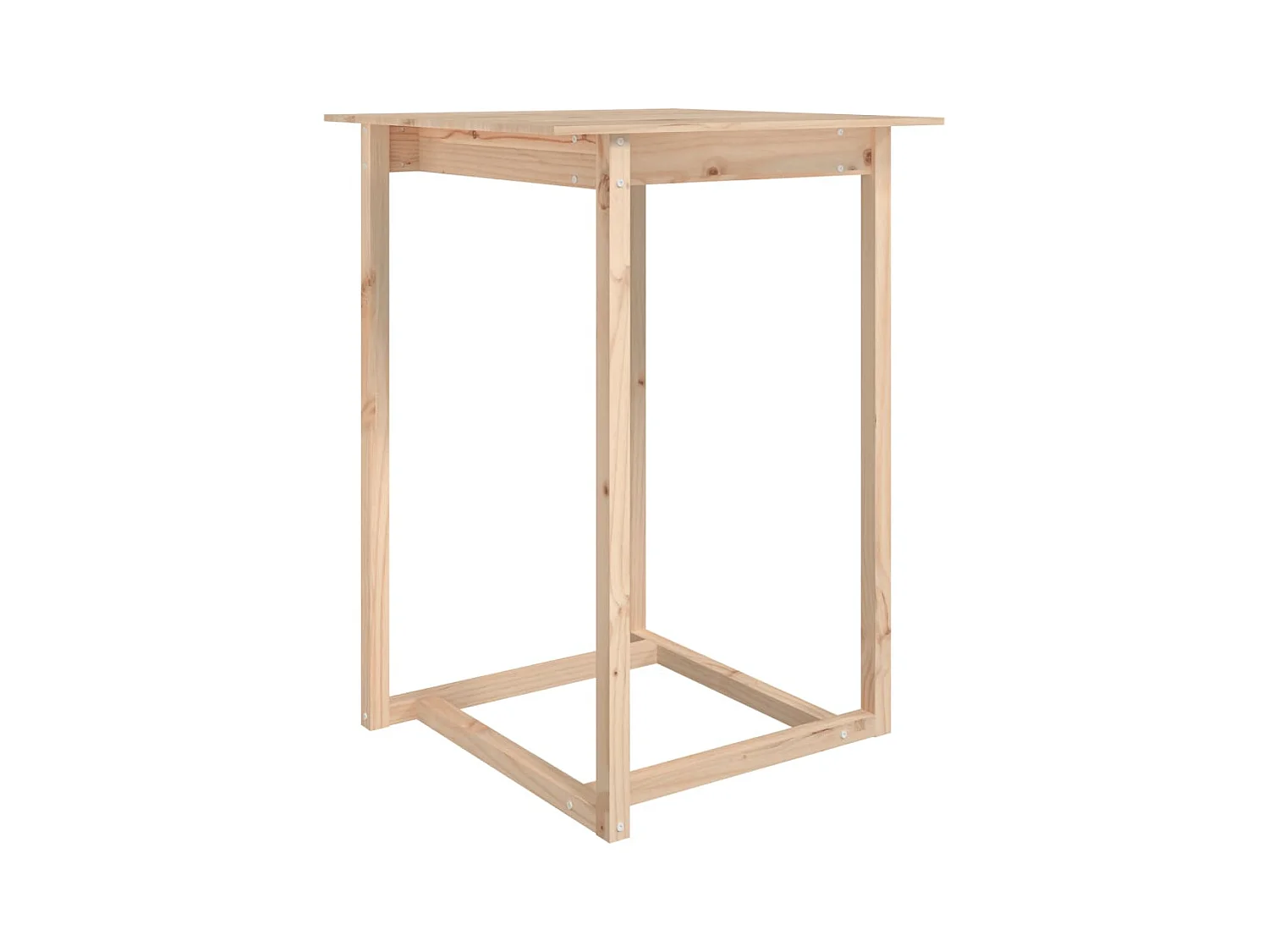 Table de bar 80x80x110 cm Bois massif de pin