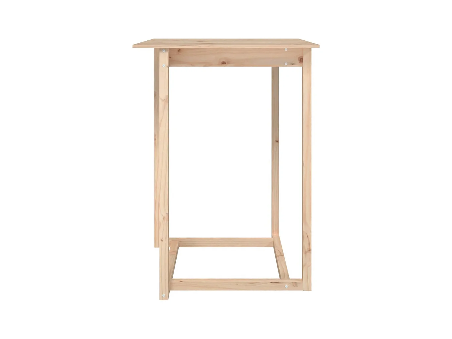 Table de bar 80x80x110 cm Bois massif de pin