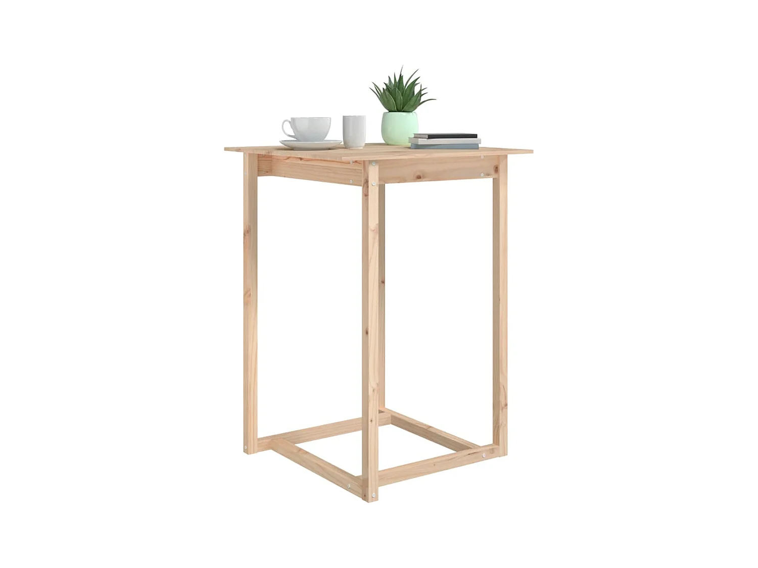 Table de bar 80x80x110 cm Bois massif de pin