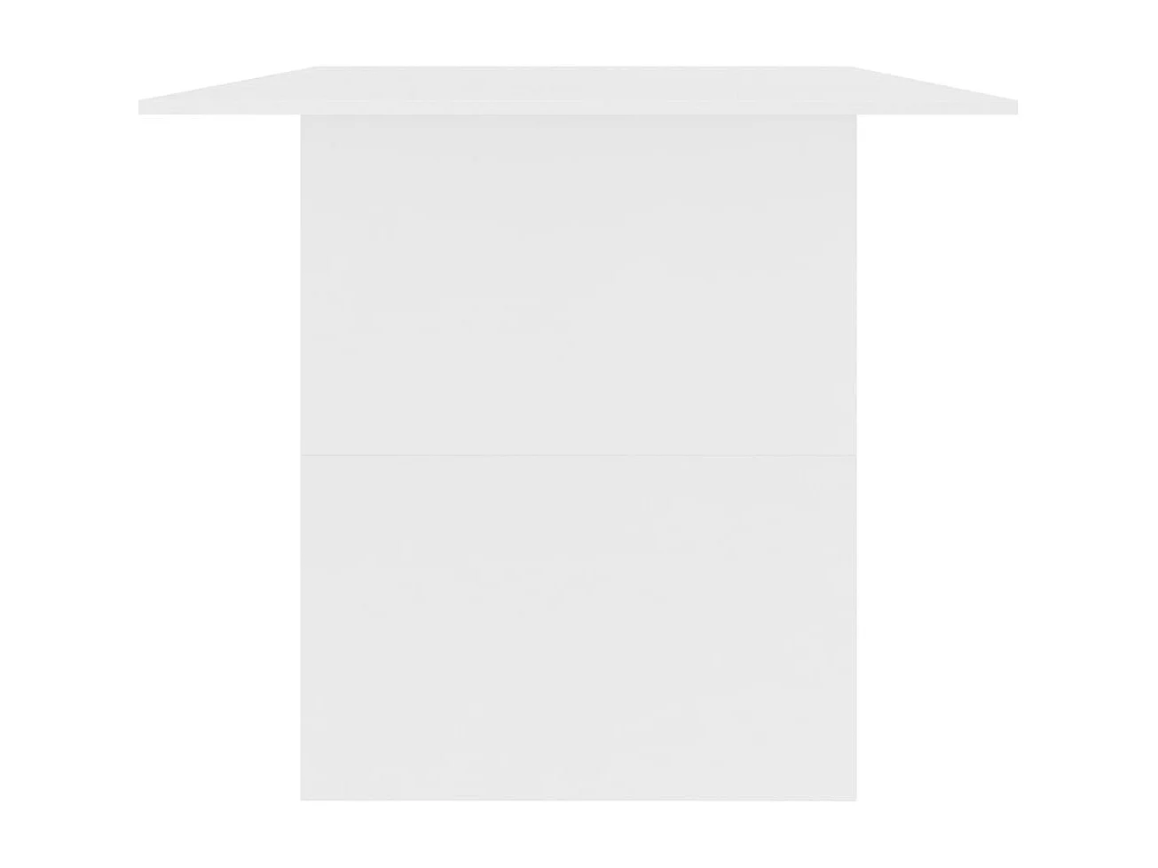 Mesa de comedor blanca 180x90x76 cm Madera de ingeniería