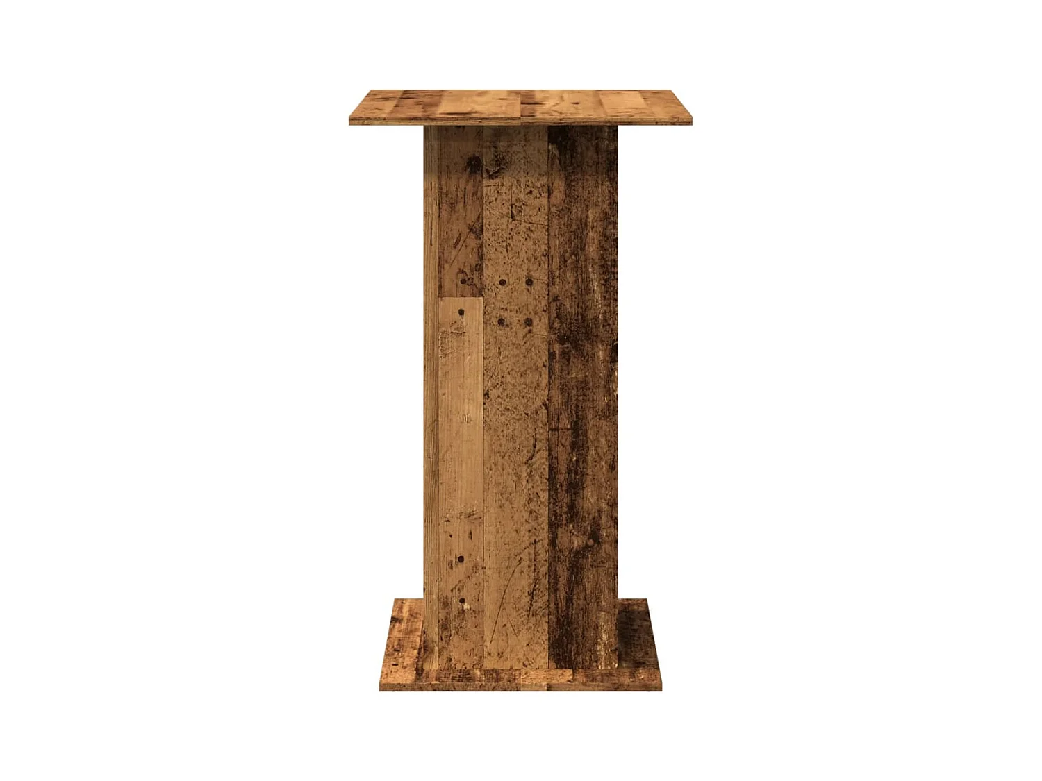 Table de bar avec rangement vieux bois bois d’ingénierie