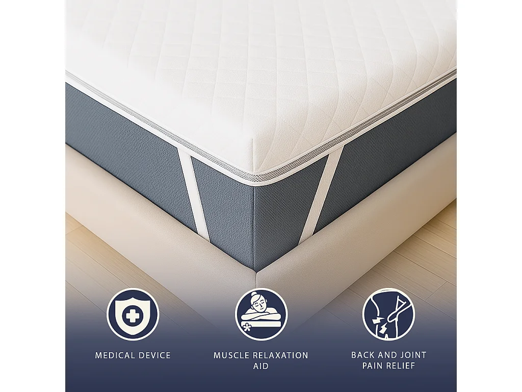 Surmatelas Simple 80x190 | Memory 9 Zones | 5 cm | Housse amovible | Made in Italy