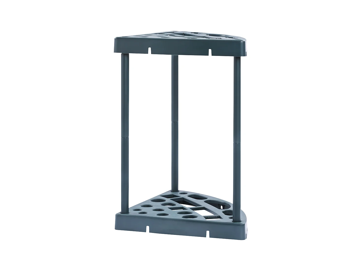 Support de Rangement, SucceBuy Support de Rangement d’Angle pour Outils de Jardin, Support pour Balai et Serpillère à 19 Emplacements