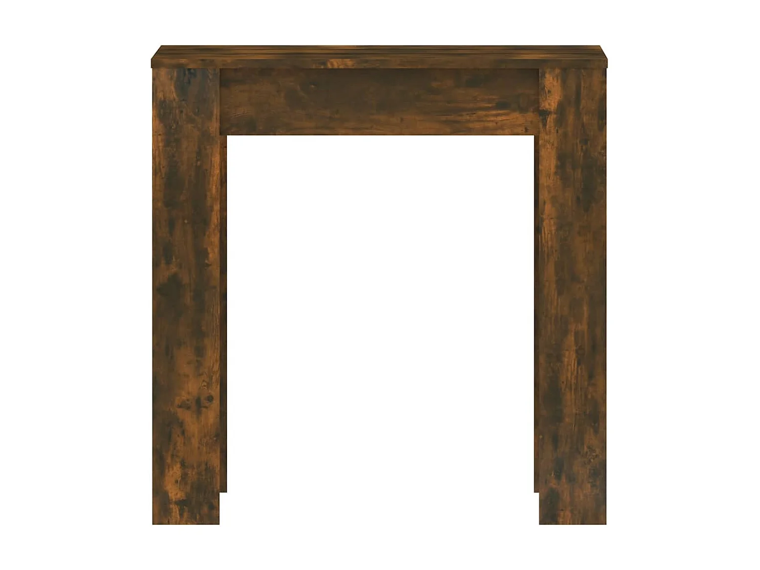 Mesa de comedor de roble ahumado 140x74,5x76 cm madera de ingeniería