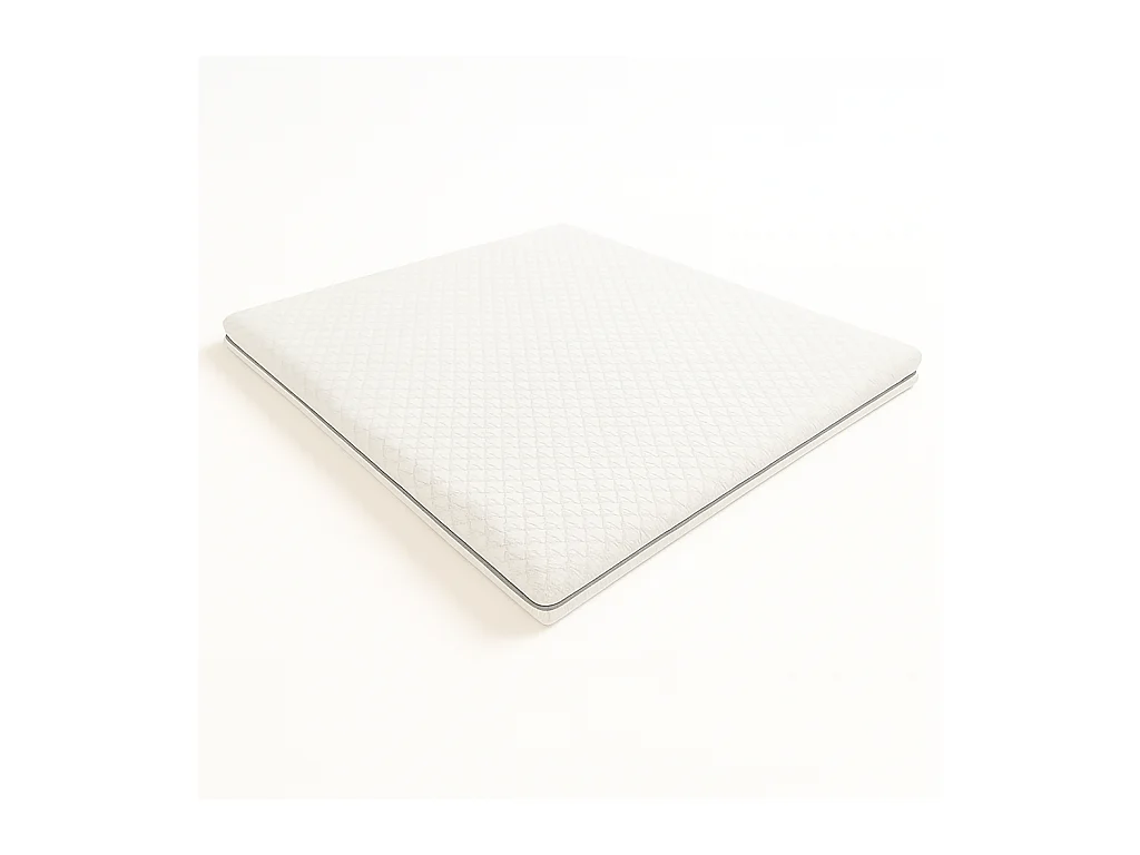 Surmatelas Double Fr 140x200 | Memory 9 Zones | 5 cm | Housse amovible | Made in Italy
