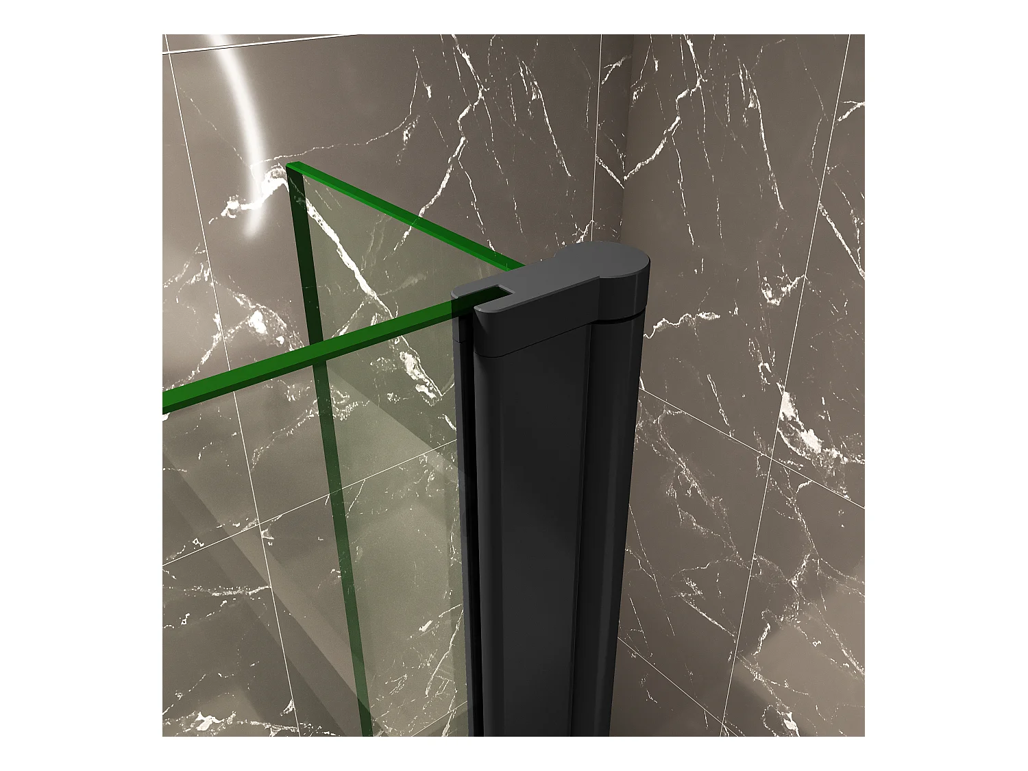 90x200cm Walk in Duschwand Panel Seitenwand Dussche 8mm NANO Glas 30cm Wasserschutzglas