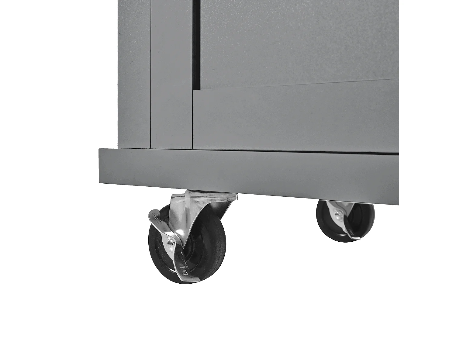 Ilot central de cuisine mobile 126x46.8x94.2cm - avec roulettes - 3 tiroirs et 3 portes - plateau extensible - avec porte-serviettes - gris