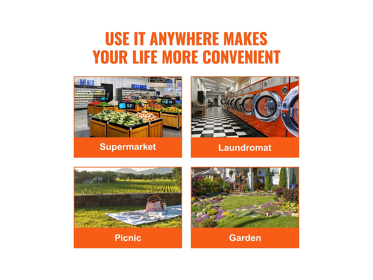 Chariot de Courses, SucceBuy Chariot de Courses Pliable, Chariot Utilitaire de 49.8 kg avec Poignée Télescopique