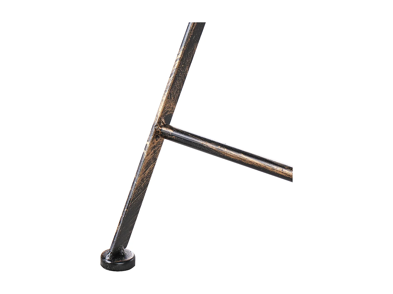 Table de bar de jardin BORMIO 60 cm 60 cm Métal Noir