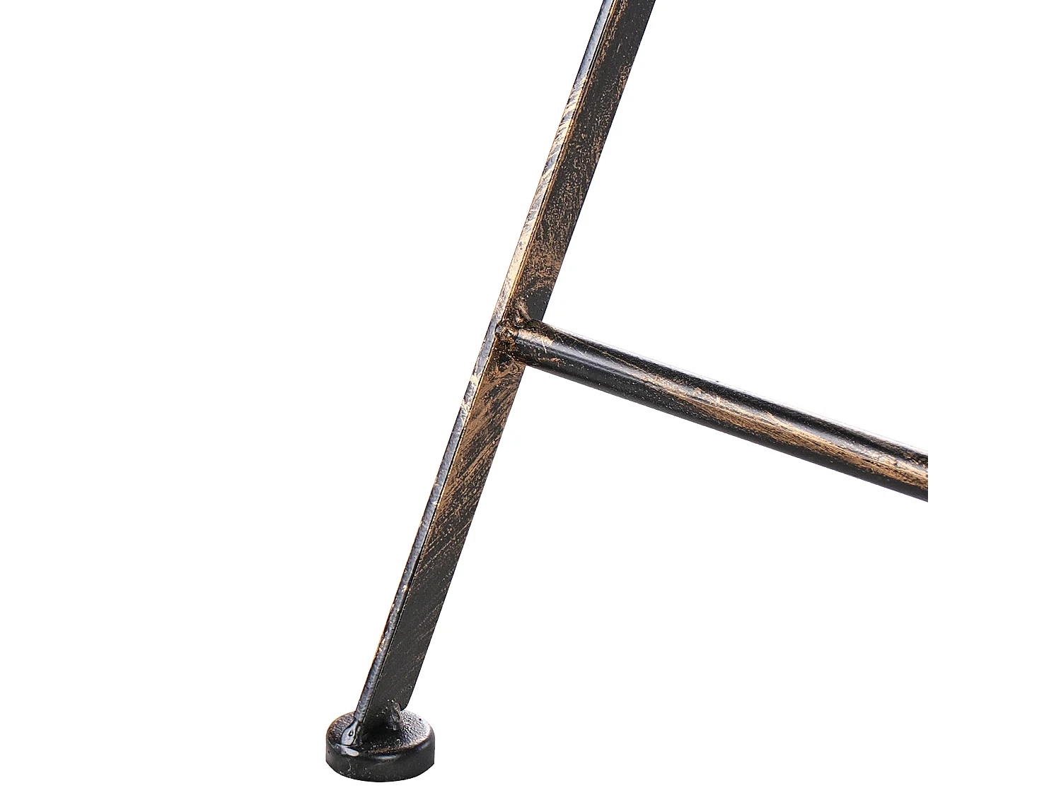 Table de bar de jardin BORMIO 60 cm 60 cm Métal Noir