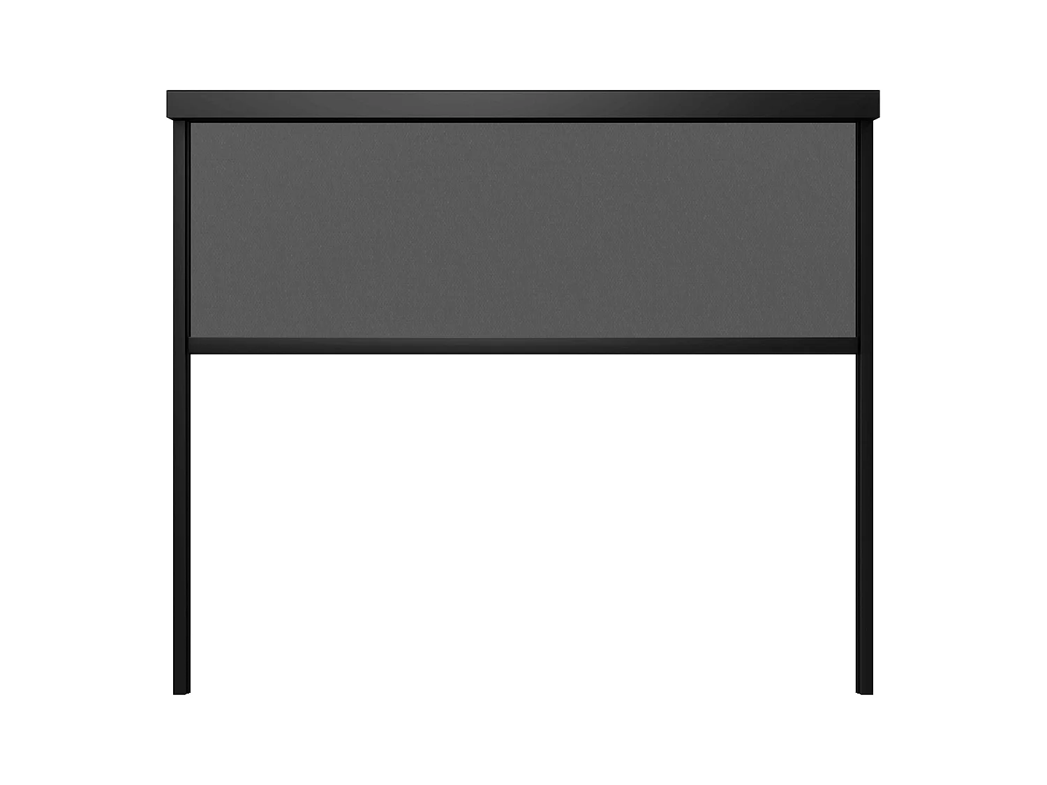 Pergola bioclimatique autoportée 3x4m et 1 store bois gris