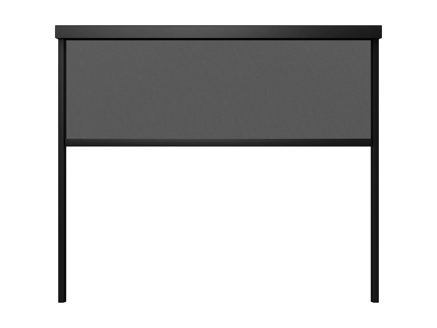 Pergola bioclimatique autoportée 3x4 m et 1 store bois gris