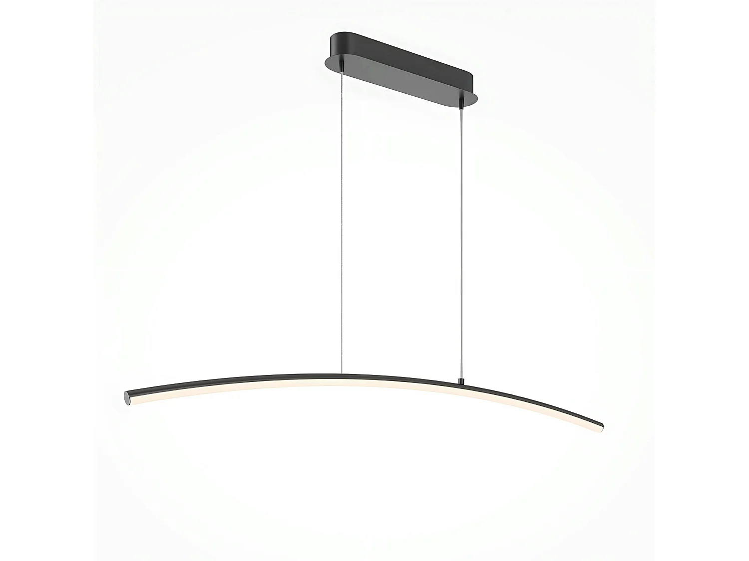 Suspension LED design - arc noir style minimaliste AVA