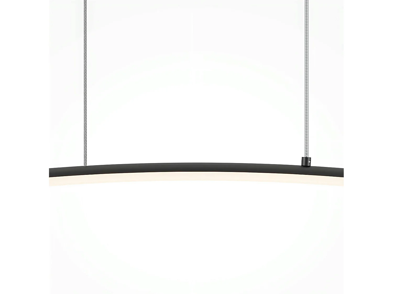 Suspension LED design - arc noir style minimaliste AVA