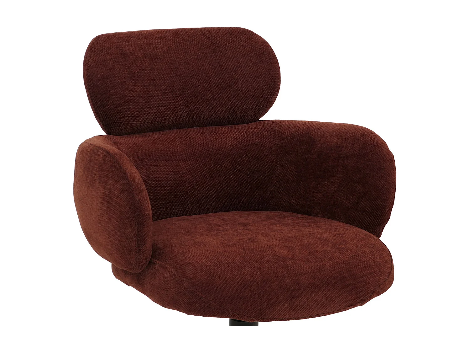 Chaise de salle à manger MCW-O77 (lot de 6),  rouge-brun