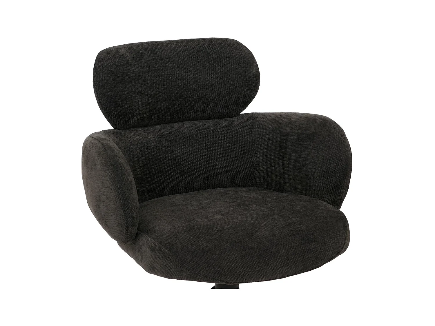 Chaise de salle à manger MCW-O77,  anthracite