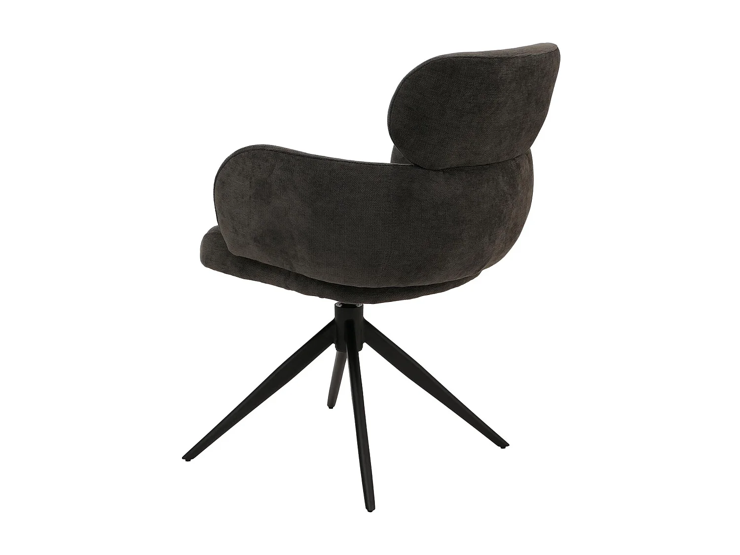 Chaise de salle à manger MCW-O77,  anthracite