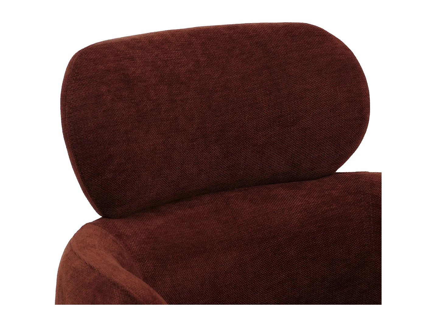 Chaise de salle à manger MCW-O77,  rouge-brun