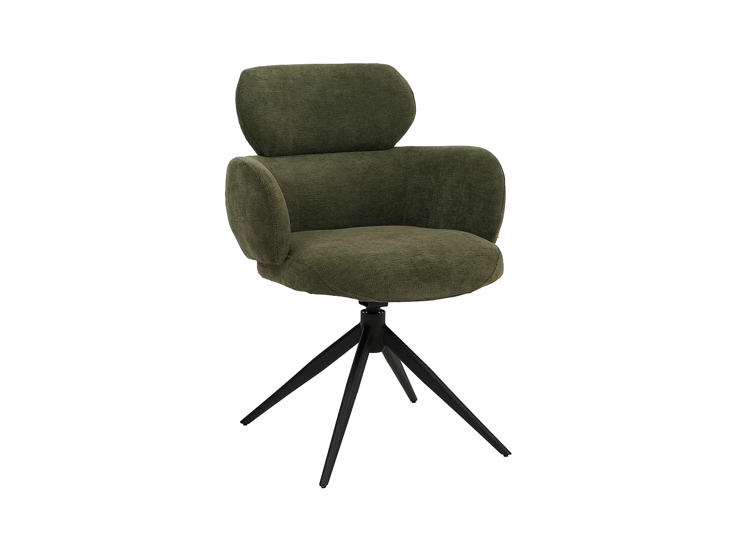 Chaise de salle à manger MCW-O77,  vert olive