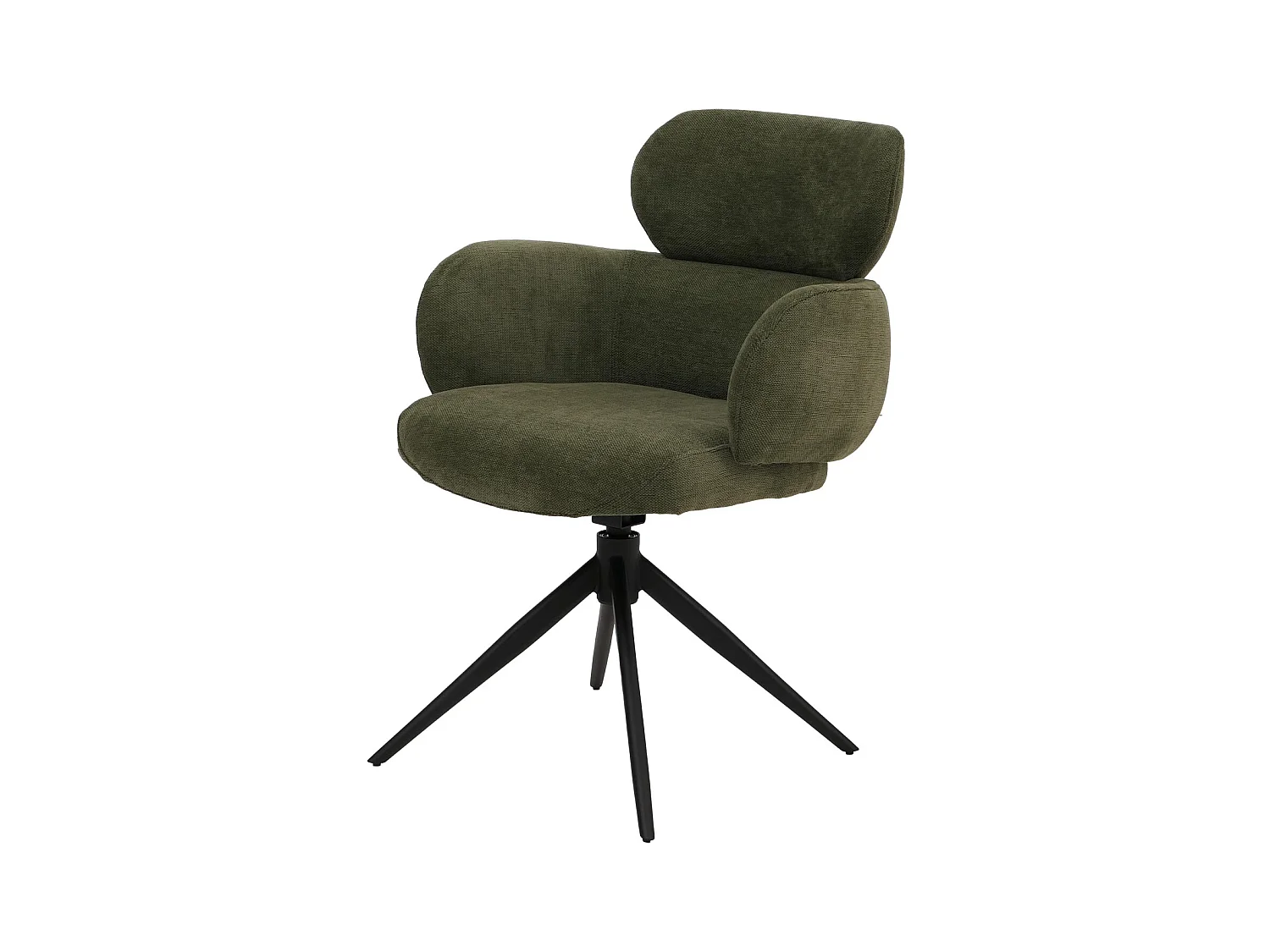 Chaise de salle à manger MCW-O77,  vert olive