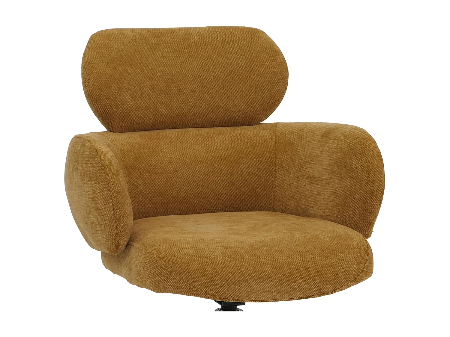 Chaise de salle à manger MCW-O77,  jaune moutarde