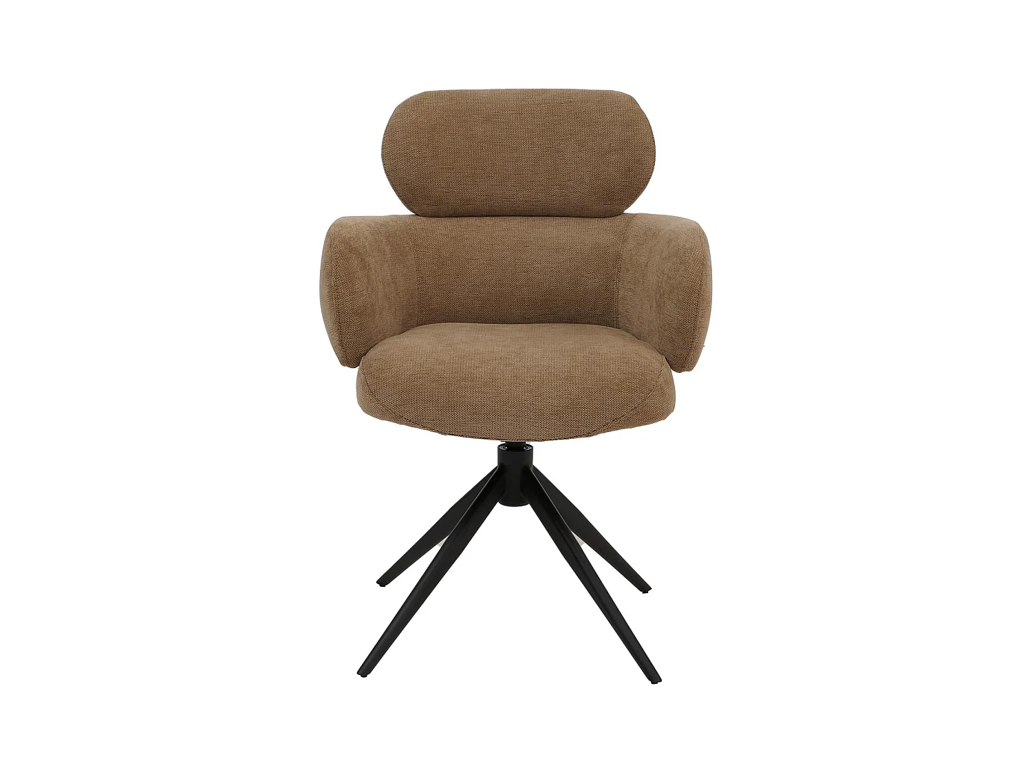 Chaise de salle à manger MCW-O77,  marron clair