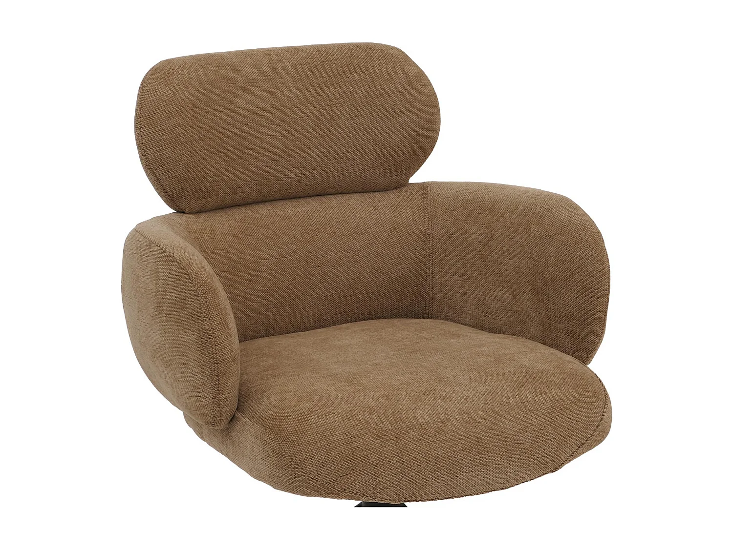 Chaise de salle à manger MCW-O77,  marron clair