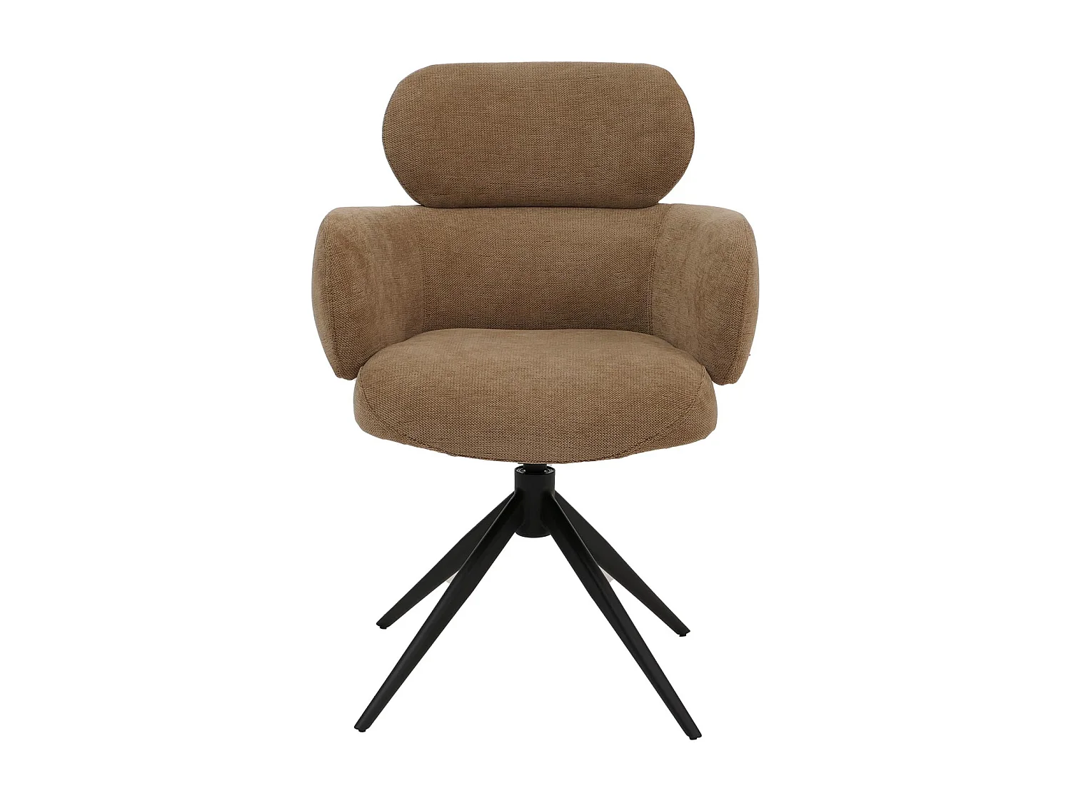 Chaise de salle à manger MCW-O77 (lot de 6),  marron clair