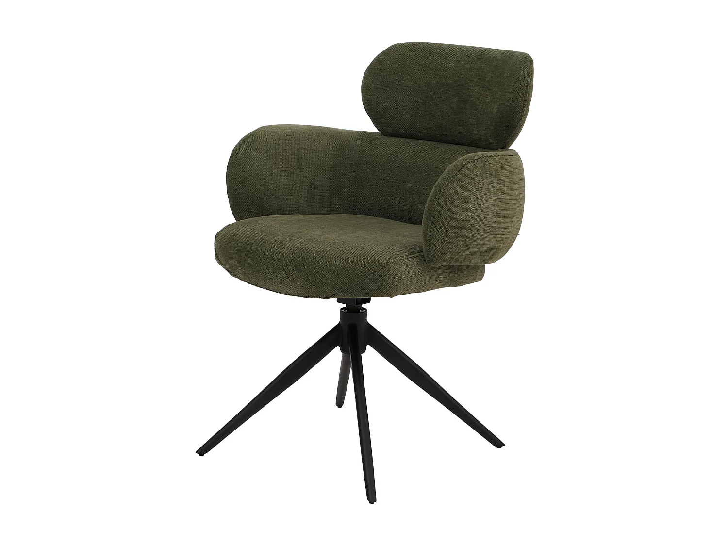 Chaise de salle à manger MCW-O77 (lot de 6),  vert olive