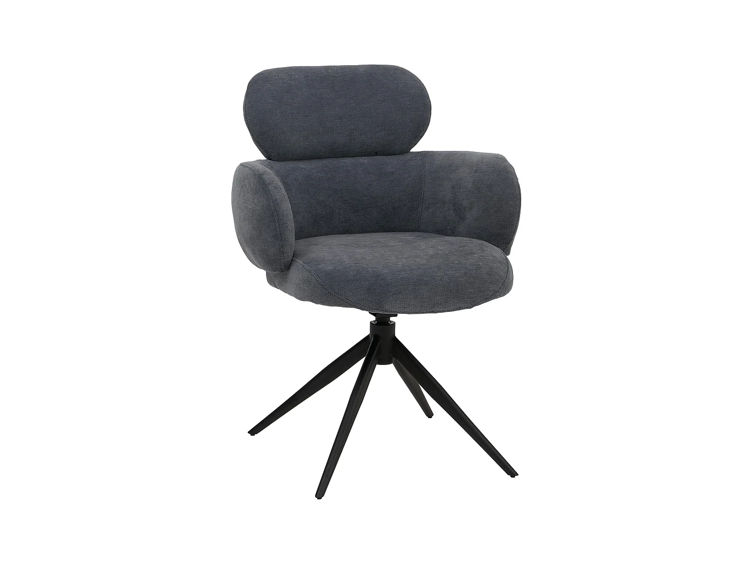 Chaise de salle à manger MCW-O77,  gris-bleu