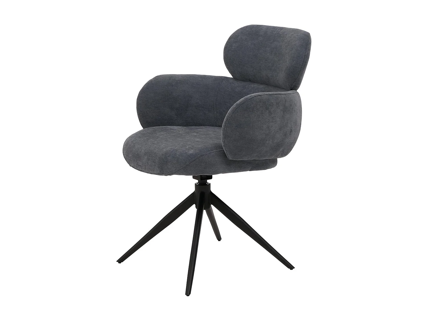 Chaise de salle à manger MCW-O77,  gris-bleu