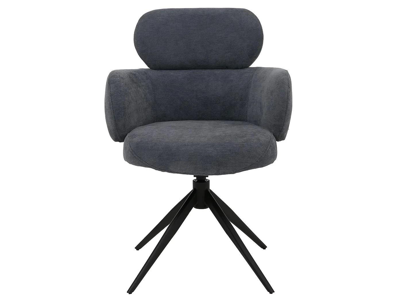 Esszimmerstuhl MCW-O77, Grau-blau