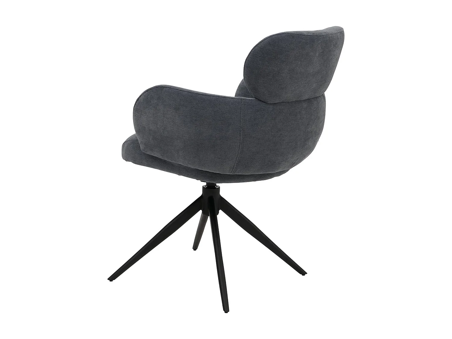 Esszimmerstuhl MCW-O77, Grau-blau