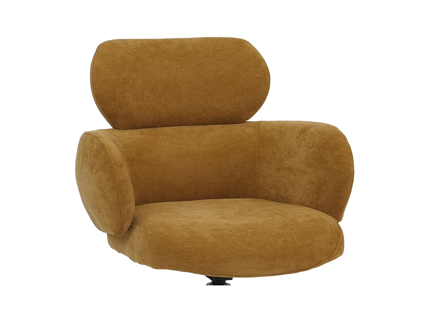 Chaise de salle à manger MCW-O77 (lot de 6),  jaune moutarde