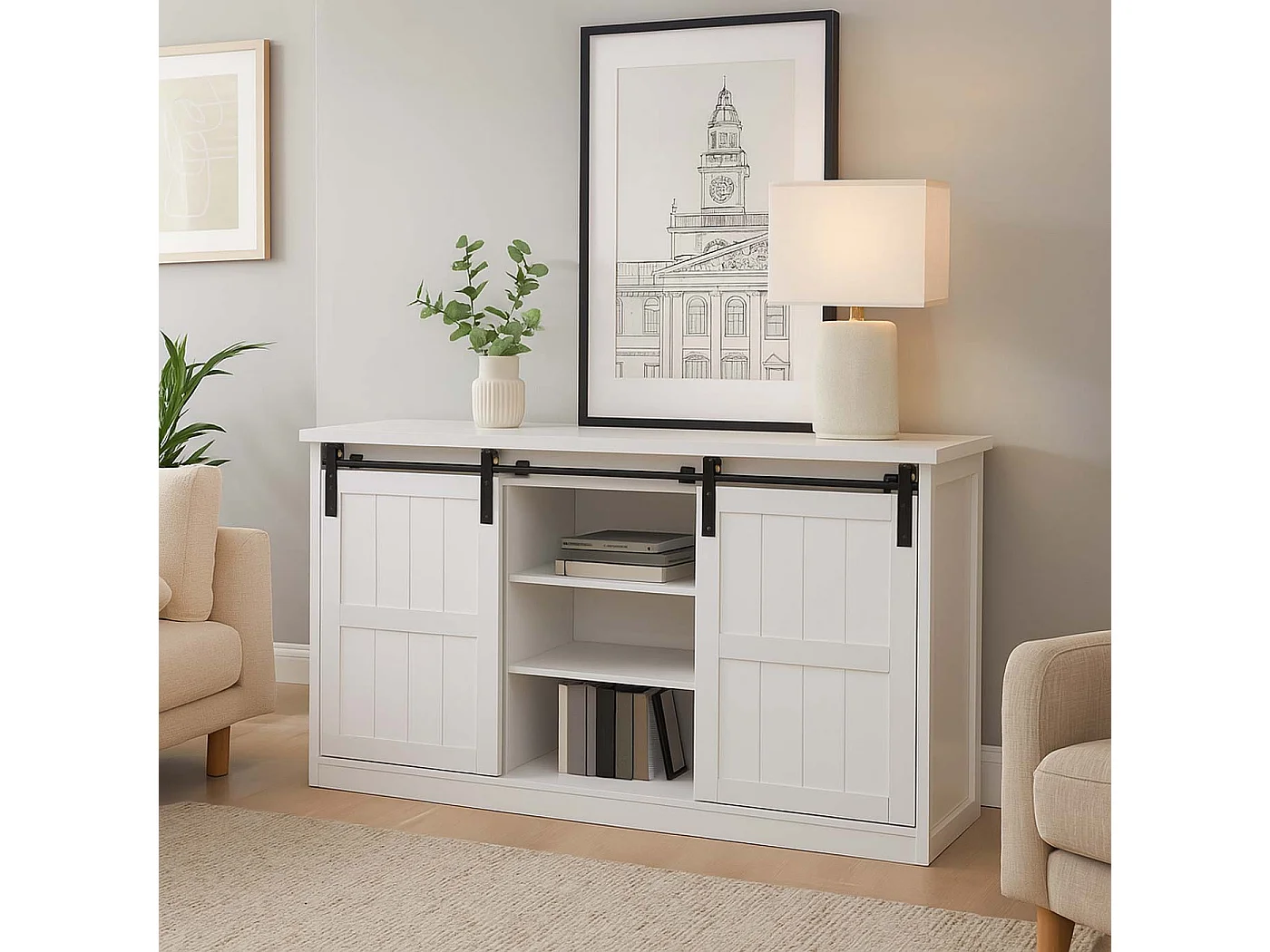 Buffet haut MCW-K75,  blanc