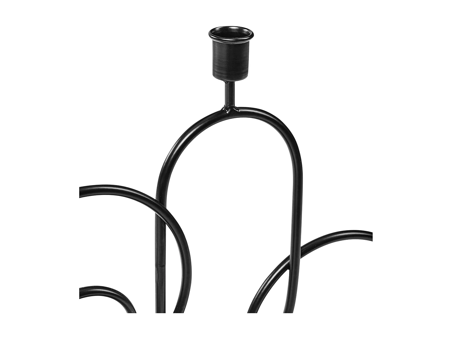 Bougeoir COBH Métal 30 cm Noir