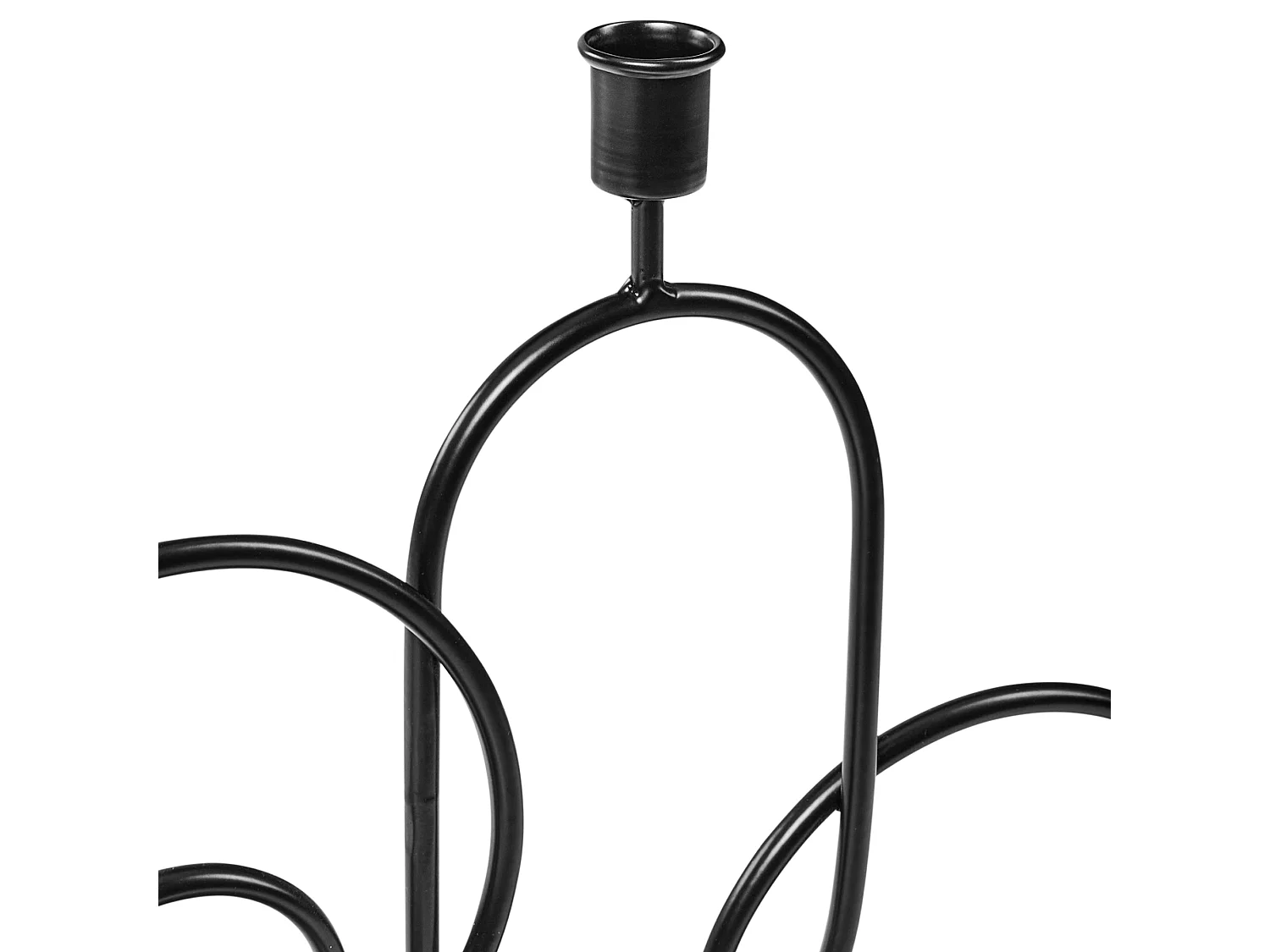 Bougeoir COBH 30 cm Métal Noir