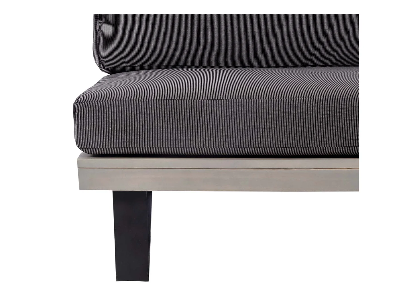 Fauteuils lounge MCW-H54 (lot de 2),  gris, rembourrage gris foncé