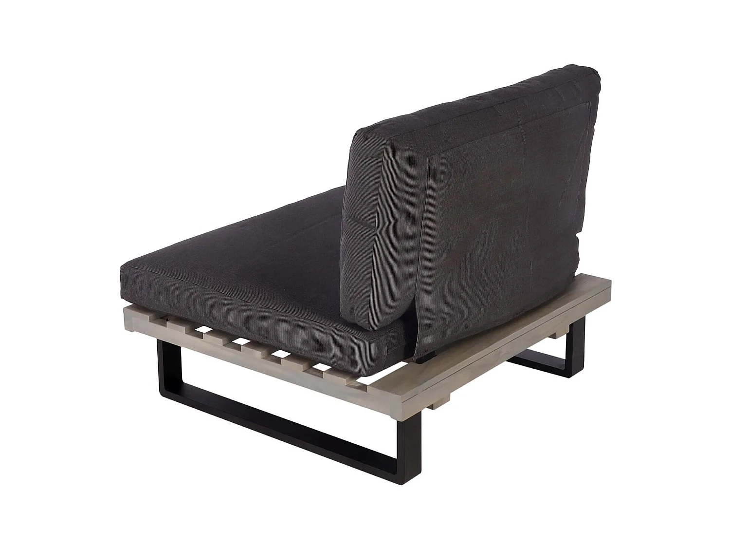 Fauteuils lounge MCW-H54 (lot de 2),  gris, rembourrage gris foncé