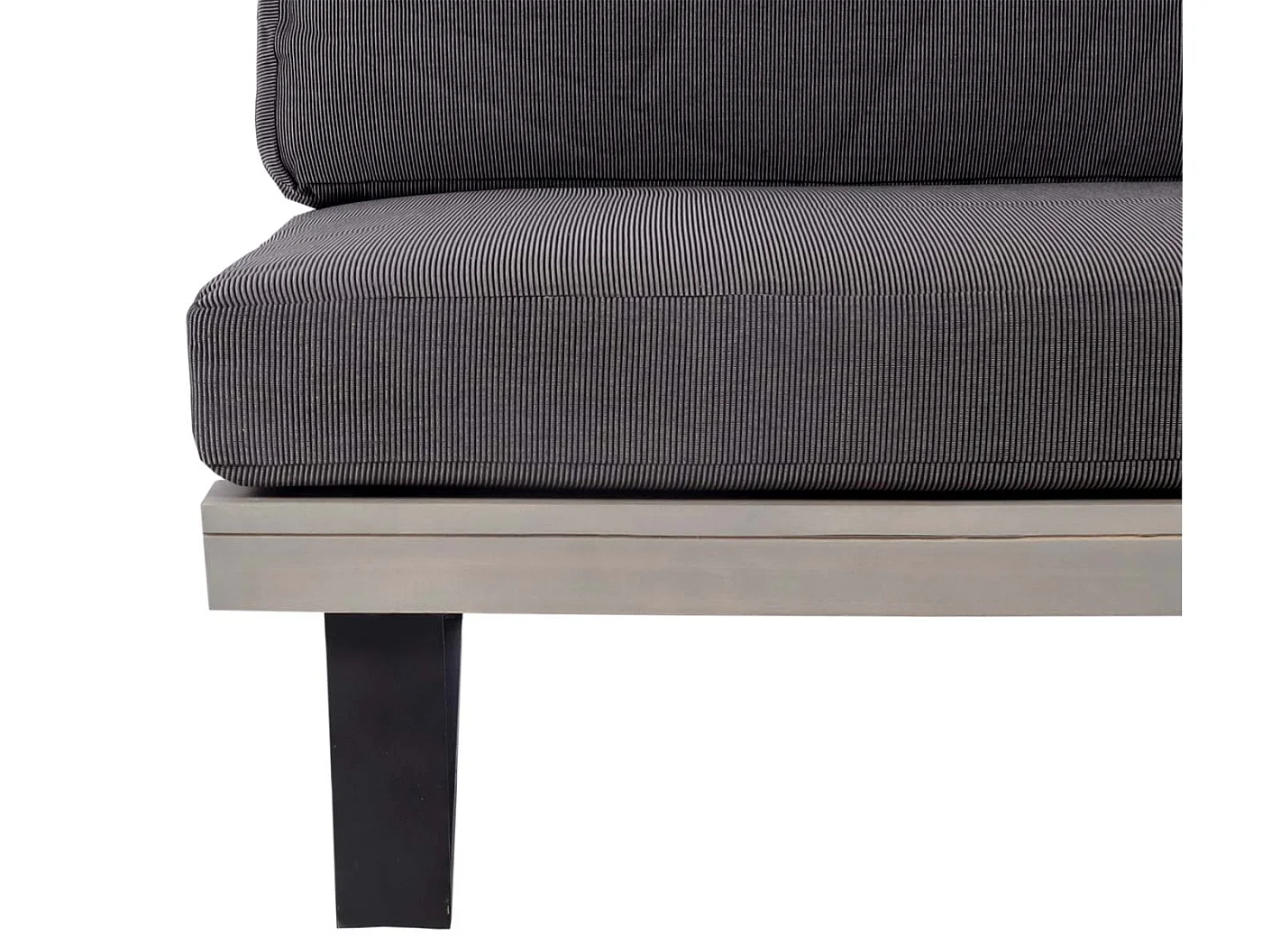 Fauteuils lounge MCW-H54 (lot de 2),  gris, rembourrage gris foncé